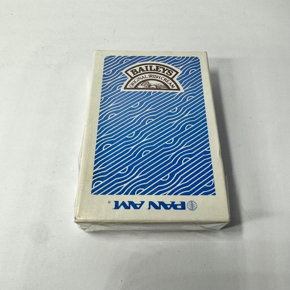 VTG Pan Am Airlines Baileys Irish Cream Playing Cards Factory Sealed Brand New